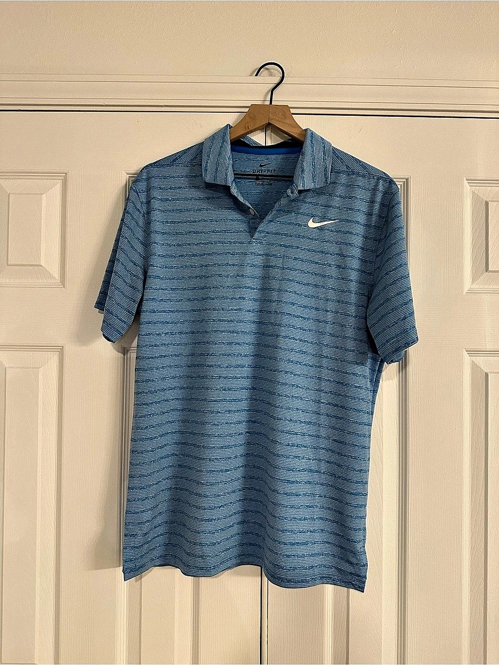 Nike Dri-FIT Men's Polo Blue Size Medium Like New
